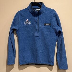 🩵Columbia Performance Fishing Gear Fleece Pullover women’s Los Angeles Clippers